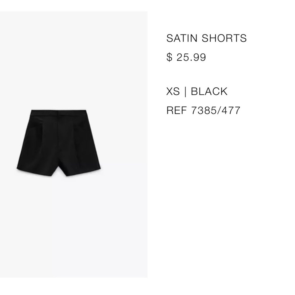 Zara Women's Black Shorts